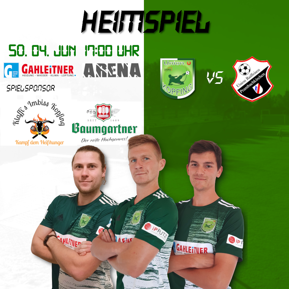 Heimspiel gg. Prambachkirchen