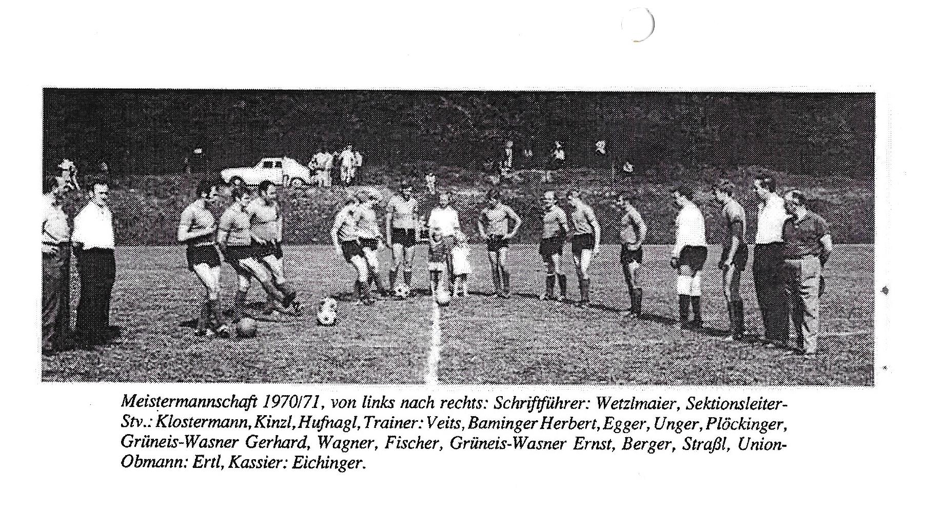 Erster Meistertitel