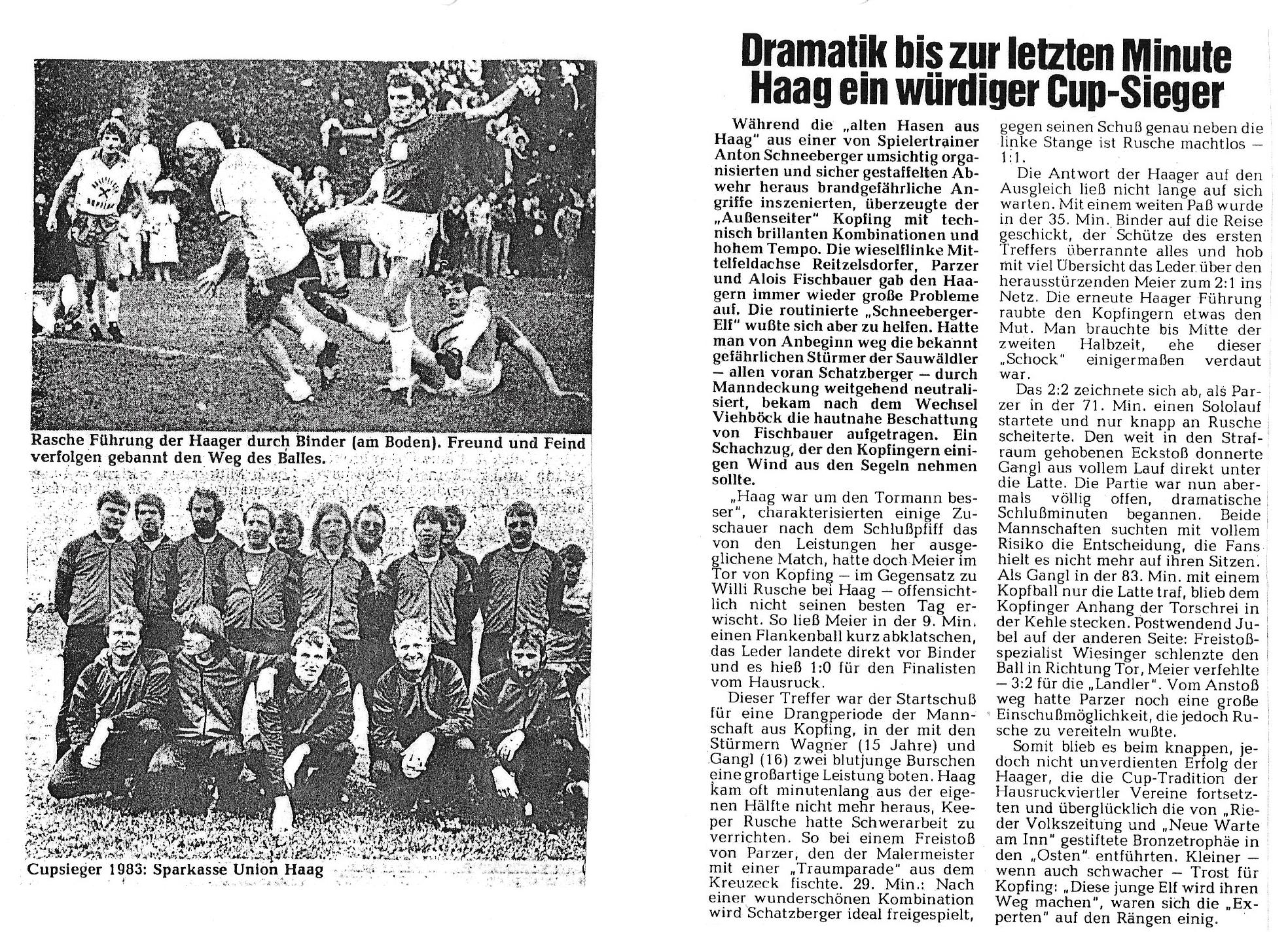 2. Platz Innviertler Cup
